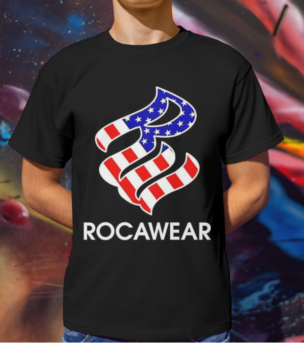 Rocawear American Flag Logo Freedom T-Shirt