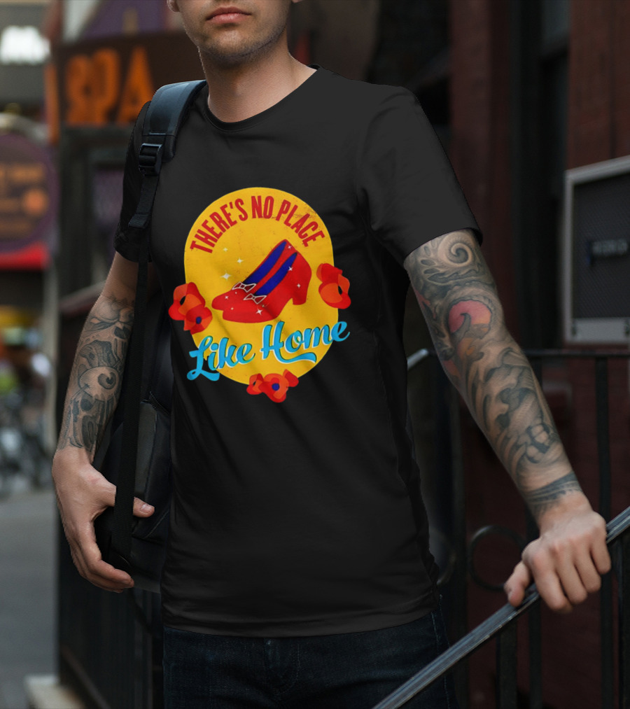 There's No Place Like Home Red Shoes Vintage T-Shirt