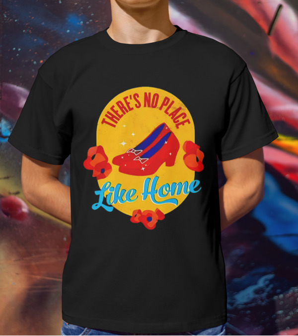 There's No Place Like Home Red Shoes Vintage T-Shirt