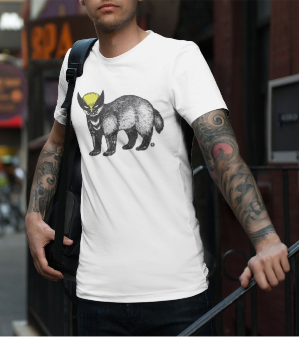 This Is Textbook Wolverine With Yellow Mask On Animal T-Shirt