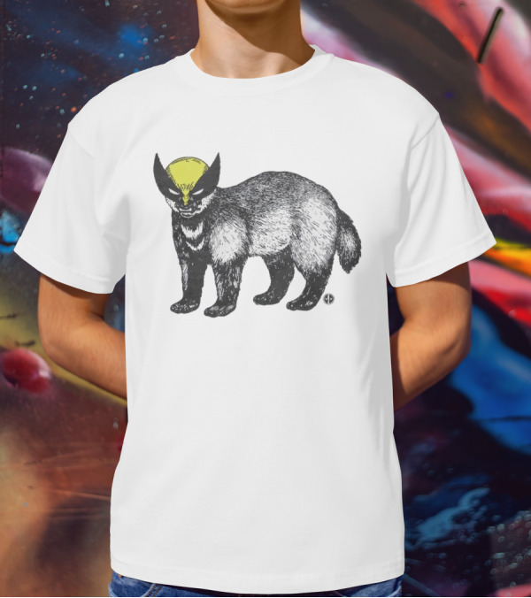 This Is Textbook Wolverine With Yellow Mask On Animal T-Shirt