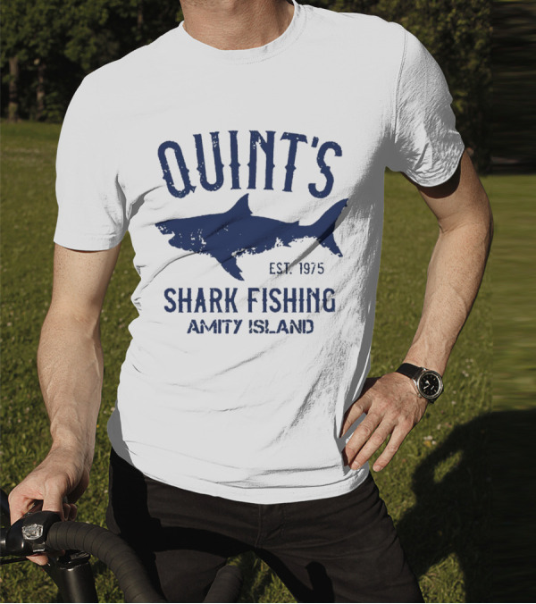 Quint’s Shark Fishing Amity Island EST 1975 T-Shirt