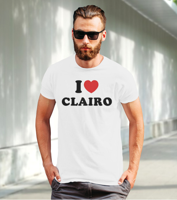 I Love Clairo Heart T-Shirt