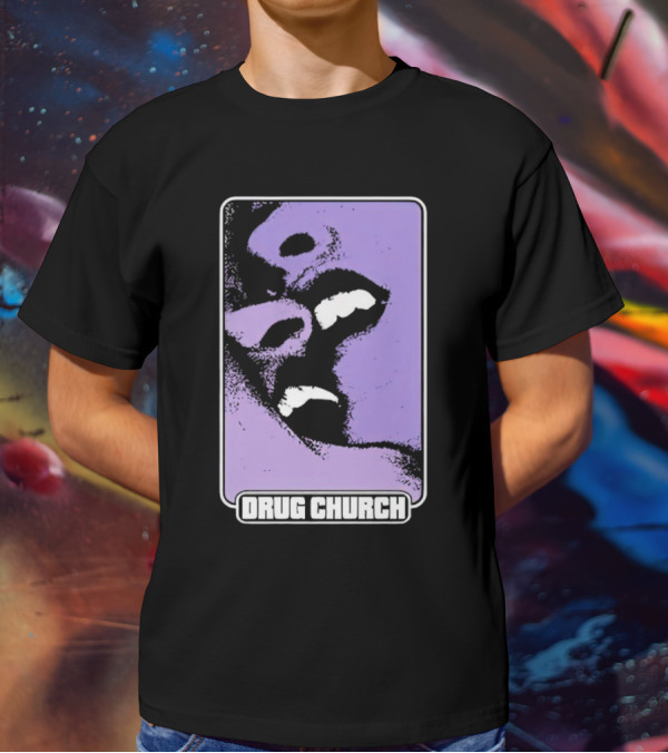Drug Church Purple Lips Pure Noise T-Shirt