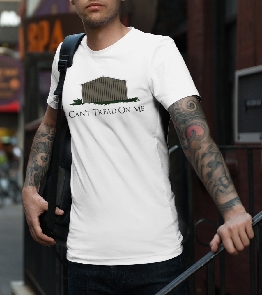 Can't Tread On Me Shed With Grass Elements T-Shirt