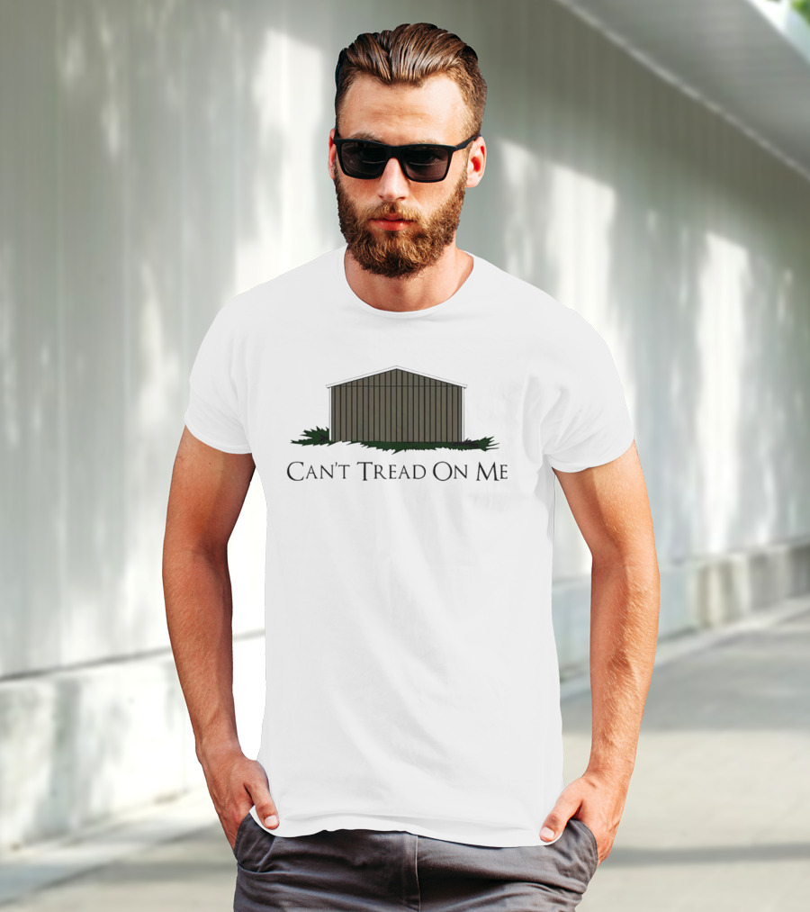 Can't Tread On Me Shed With Grass Elements T-Shirt