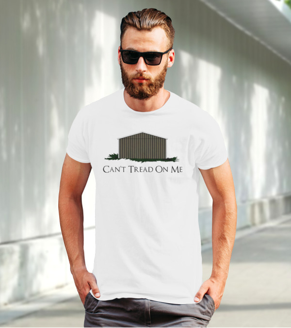 Can't Tread On Me Shed With Grass Elements T-Shirt