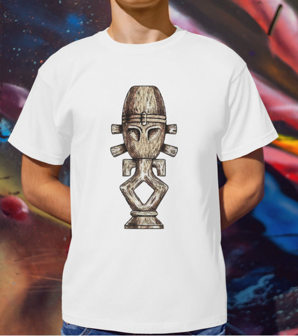 Seeking Jamaharon Ancient Symbol With Tribal Mask T-Shirt
