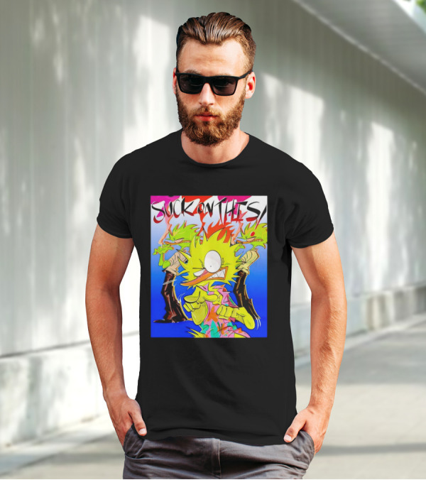 Suck On This Rugrats Reptar And Chuckie Cartoon T-Shirt