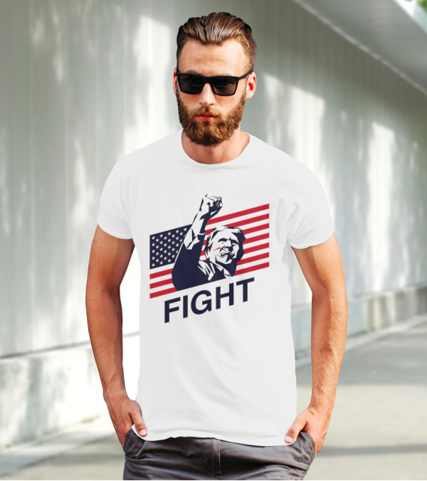 Fight American Flag Patriot T-Shirt