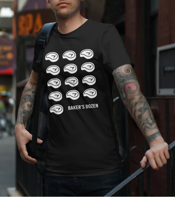 Baker’s Dozen Steak Illustration Dr Shawn Baker T-Shirt
