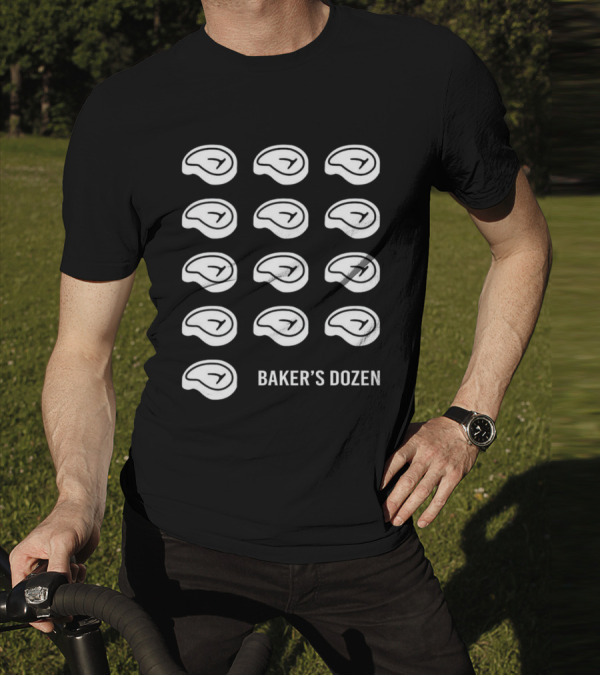 Baker’s Dozen Steak Illustration Dr Shawn Baker T-Shirt