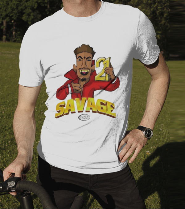 Savage 21 PWC Cartoon Character T-Shirt