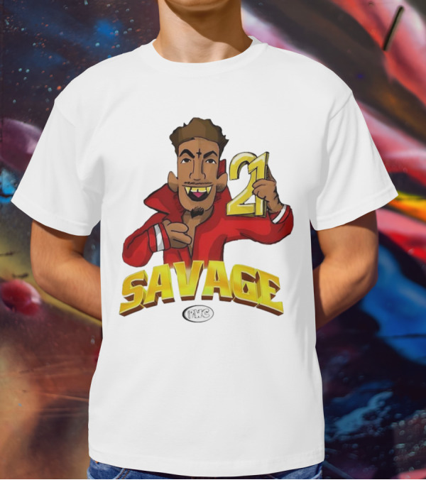 Savage 21 PWC Cartoon Character T-Shirt