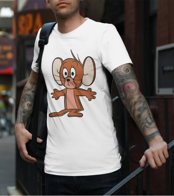 Hanna Barbera Tom And Jerry Jerry Iconic Character T-Shirt
