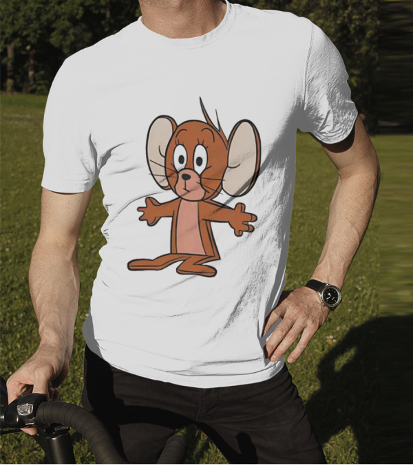 Hanna Barbera Tom And Jerry Jerry Iconic Character T-Shirt