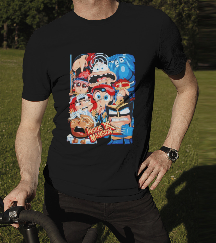 Inside X Mansion Inside Out 2 X-Men Mashup T-Shirt