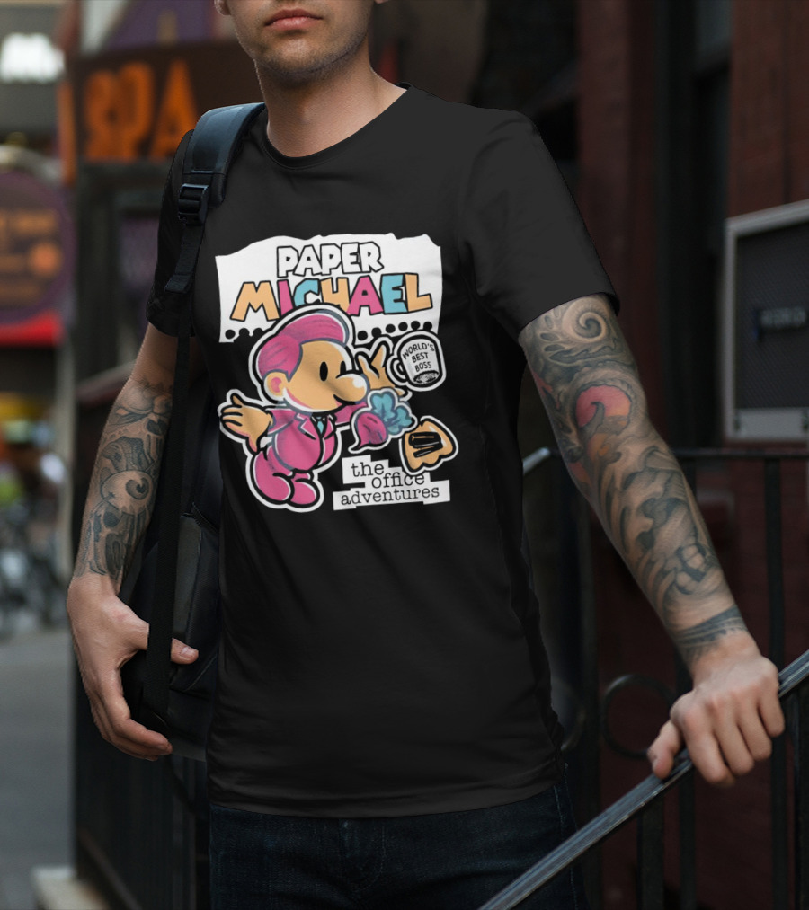 Paper Michael World's Best Boss The Office Adventures T-Shirt
