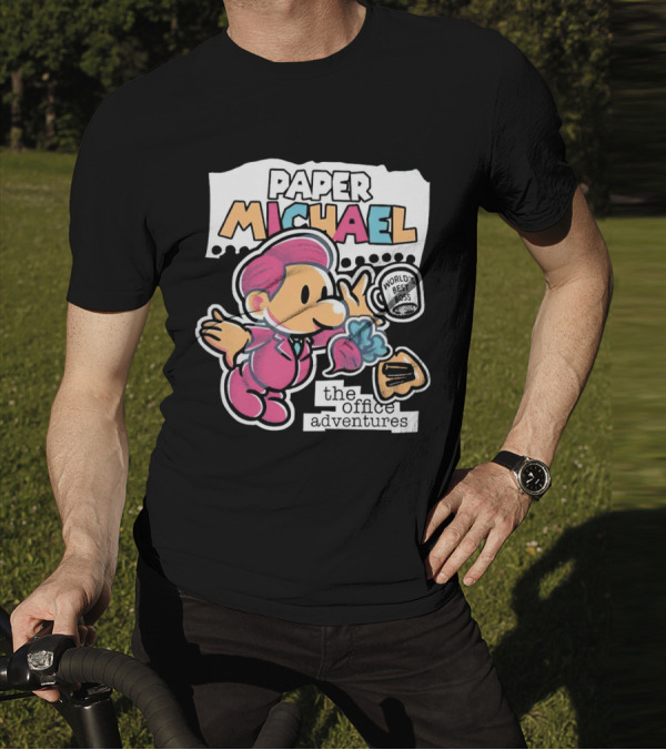 Paper Michael World's Best Boss The Office Adventures T-Shirt