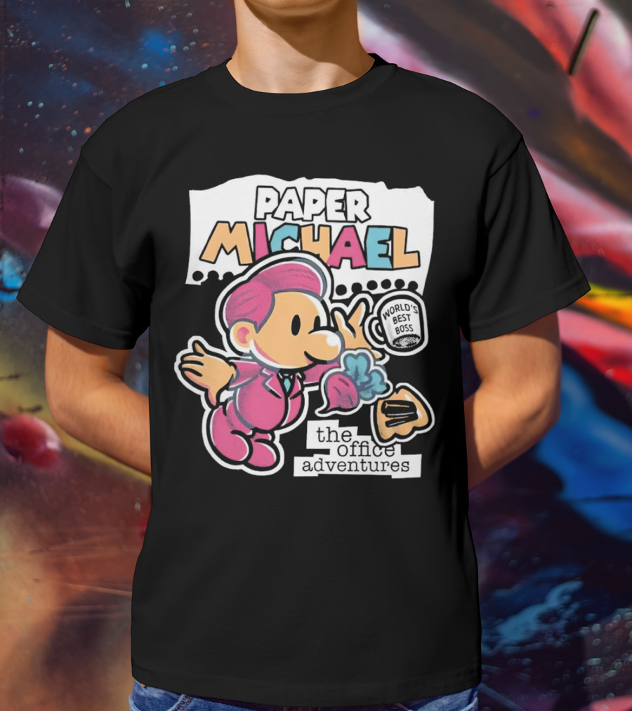Paper Michael World's Best Boss The Office Adventures T-Shirt