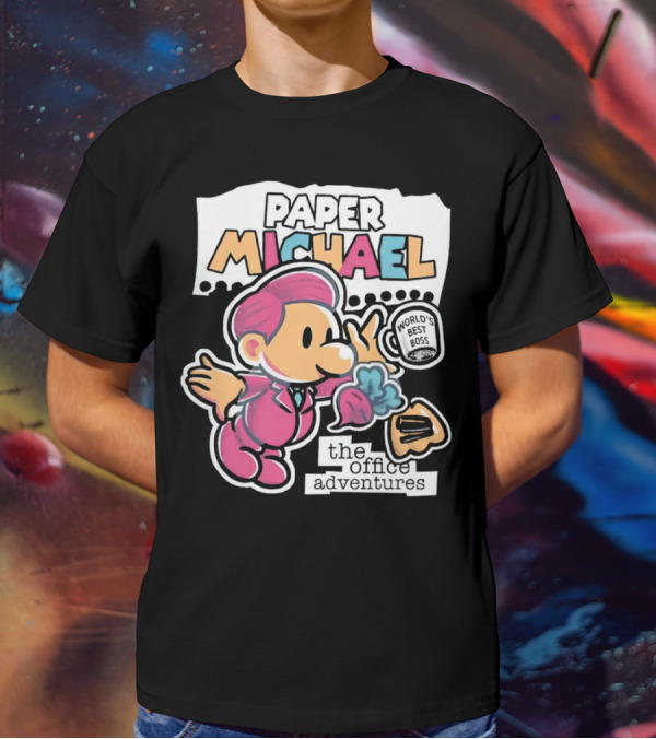 Paper Michael World's Best Boss The Office Adventures T-Shirt