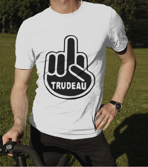 Trudeau Middle Finger Hand Gesture T-Shirt