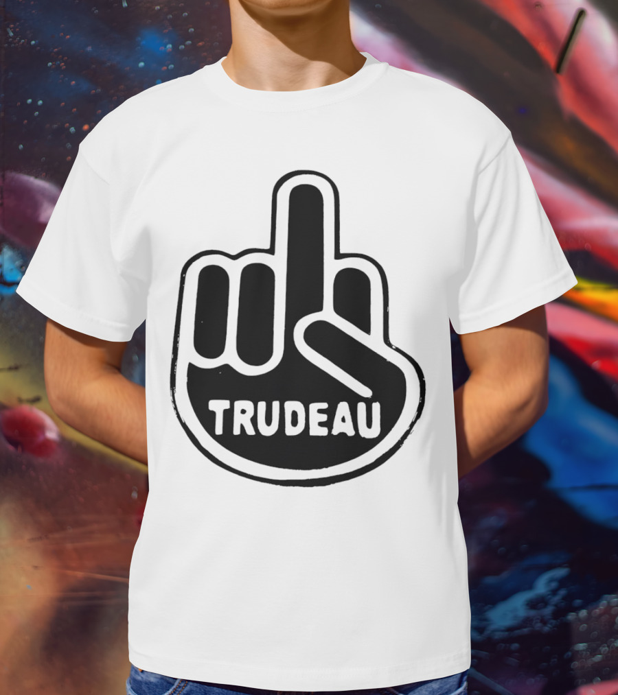 Trudeau Middle Finger Hand Gesture T-Shirt