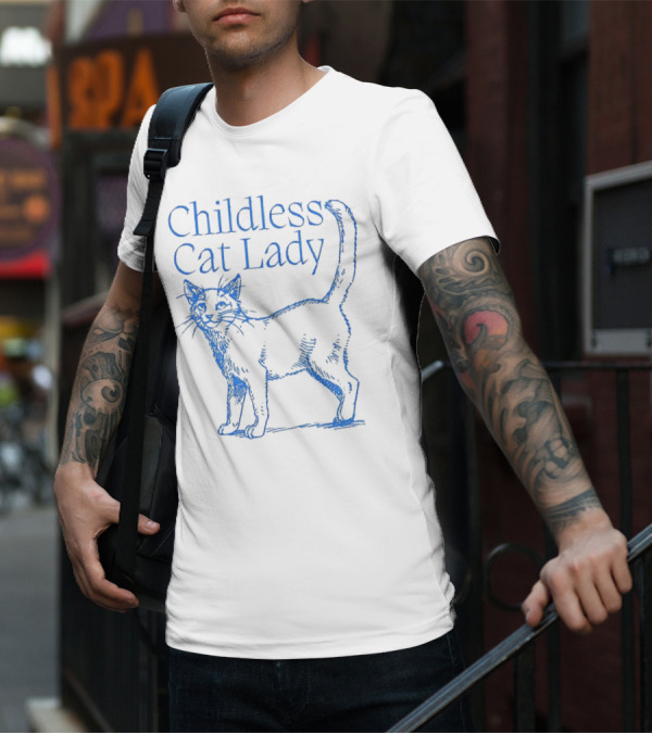 Childless Cat Lady Feline T-Shirt