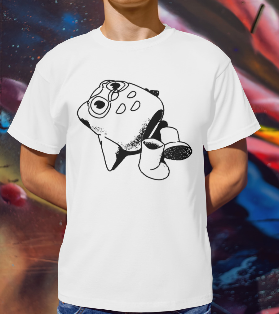 Duolingo Store Disgruntled Duo Owl With Boots T-Shirt