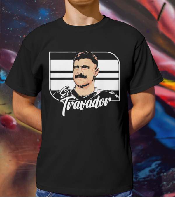 Travis Kelce El Travador NFL Football Player Caricature T-Shirt