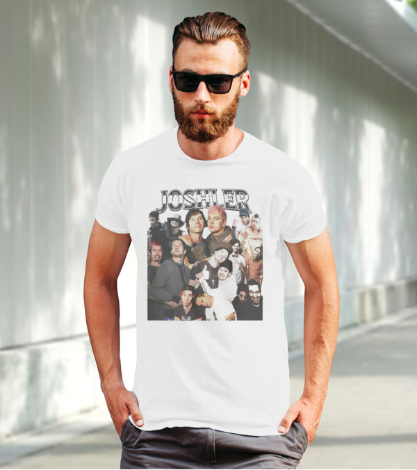 Joshler Collage Of Band Members And Group Poses T-Shirt