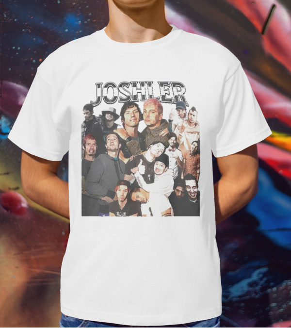 Joshler Collage Of Band Members And Group Poses T-Shirt