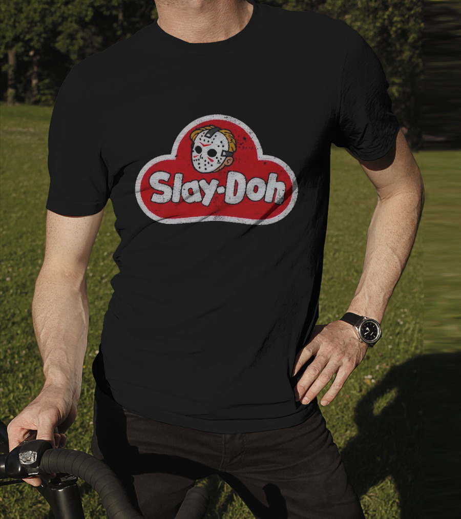 Slay-Doh Jason Mask Horror T-Shirt