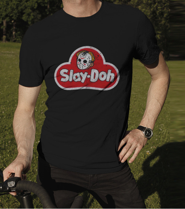 Slay-Doh Jason Mask Horror T-Shirt