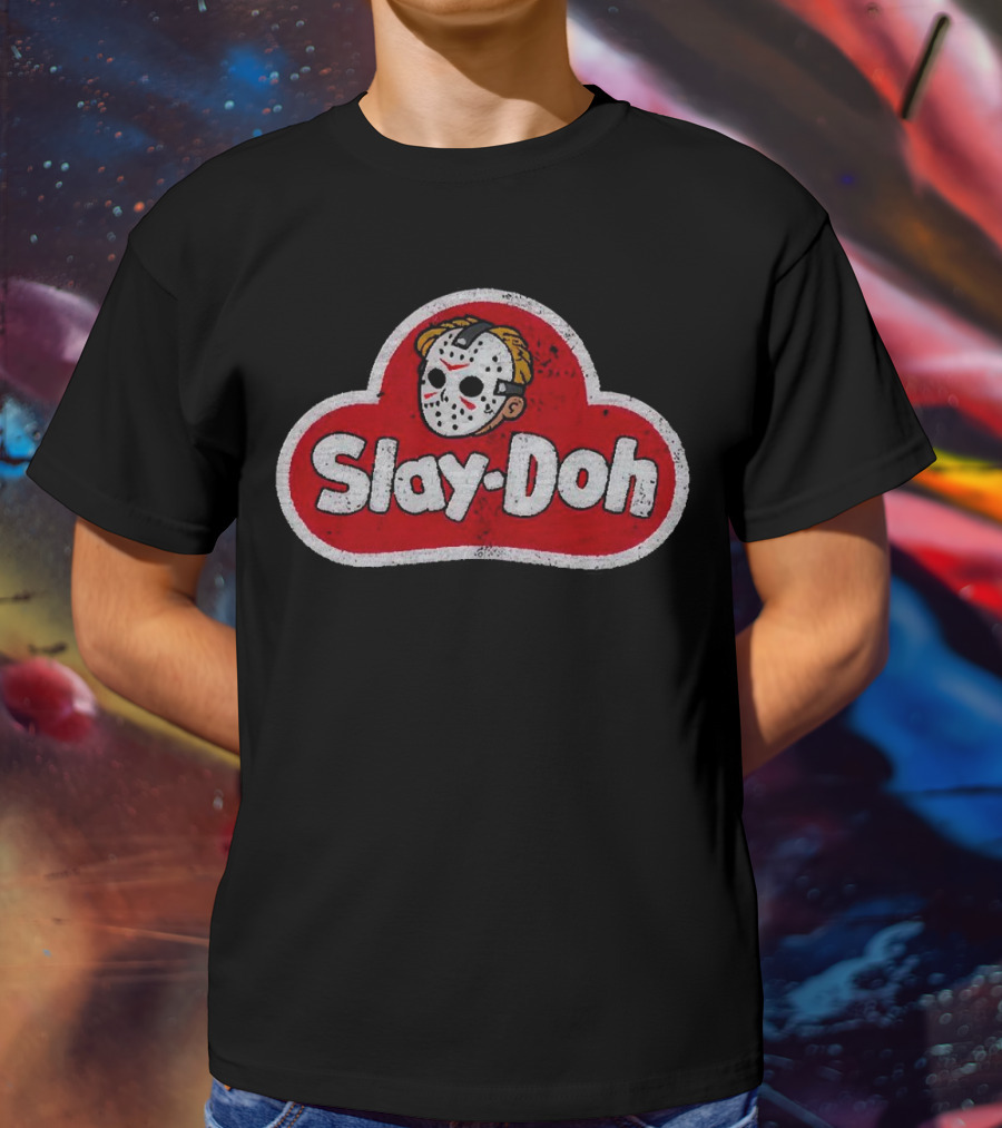 Slay-Doh Jason Mask Horror T-Shirt