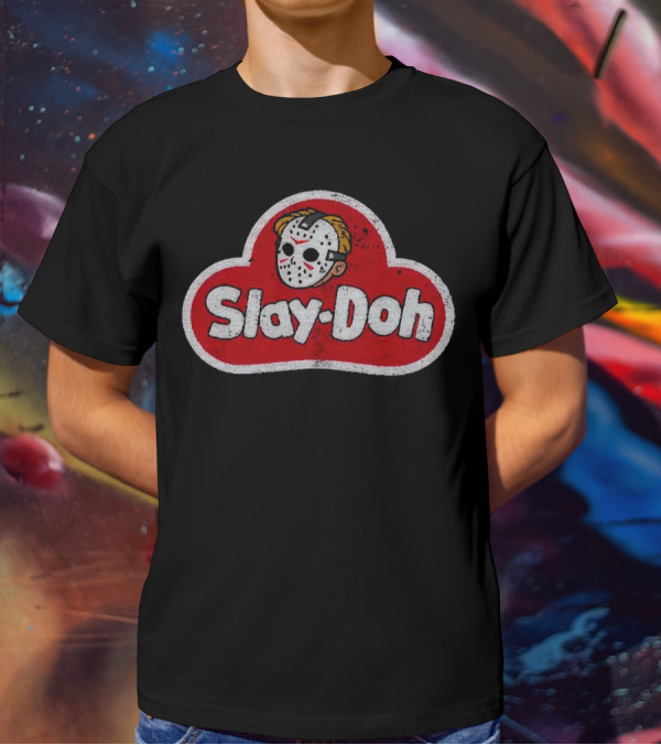 Slay-Doh Jason Mask Horror T-Shirt
