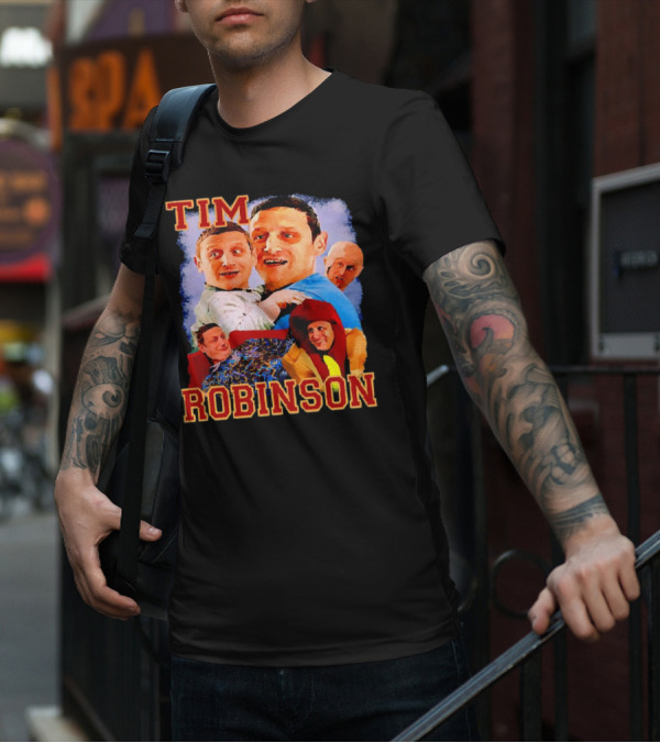Tim Robinson Sketch Characters Collage T-Shirt