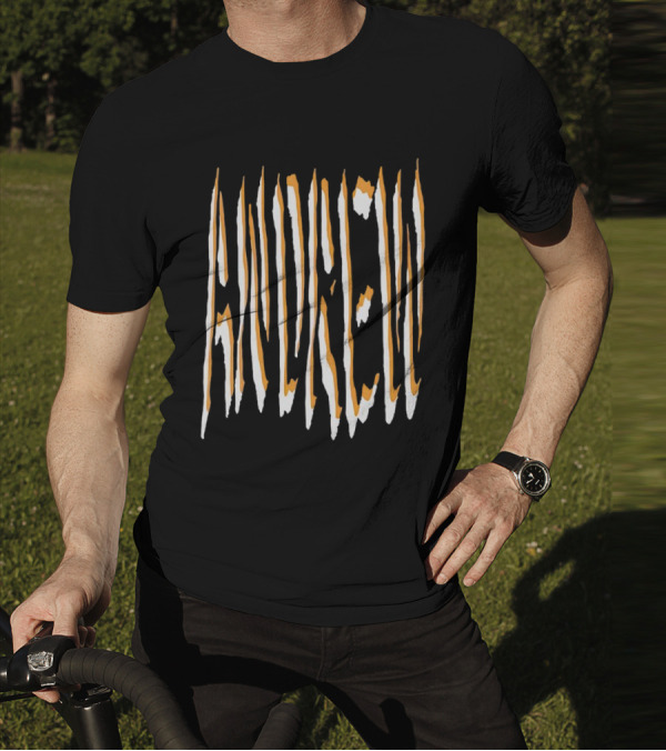 Euphoria Rue Bennett Zendaya Andrew Distorted Text T-Shirt