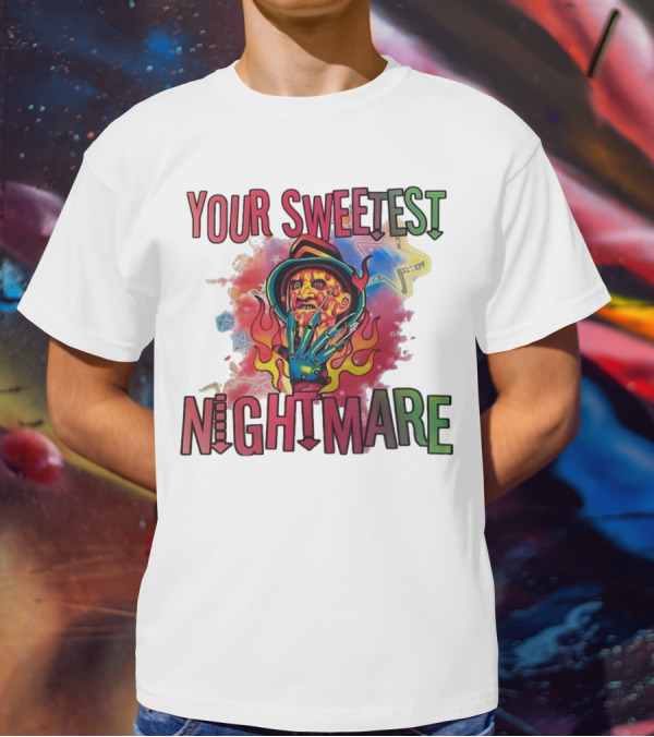 Your Sweetest Nightmare Freddy Krueger Halloween T-Shirt