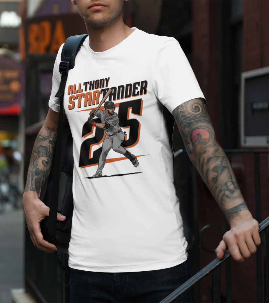 Anthony Santander All-Star Baseball Player Number 25 Baltimore T-Shirt