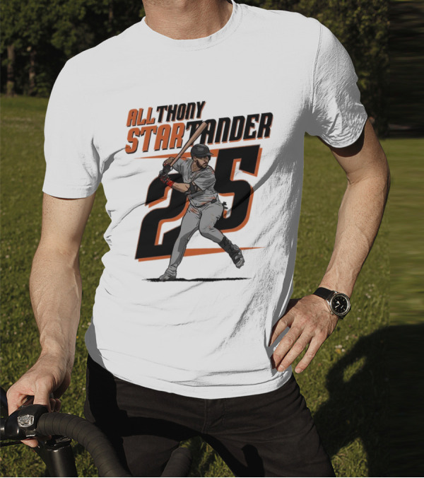 Anthony Santander All-Star Baseball Player Number 25 Baltimore T-Shirt