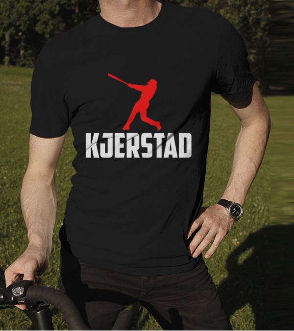 Kjerstad Baseball Player Silhouette Baltimore Orioles T-Shirt