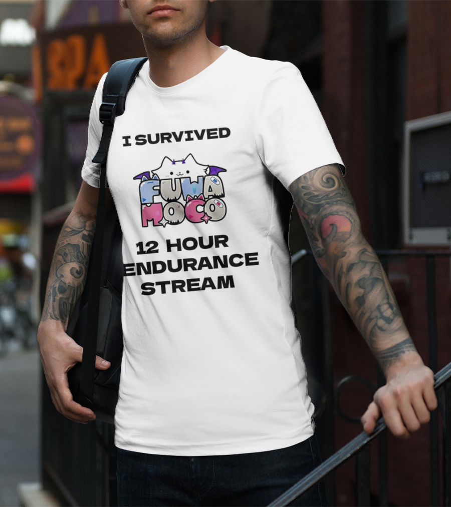 I Survived Fuwa Moco 12 Hour Endurance Stream T-Shirt