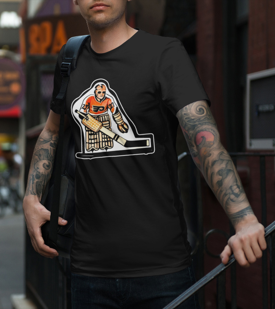 Philadelphia Flyers Jason Voorhees Hockey Mashup Noah Cates T-Shirt