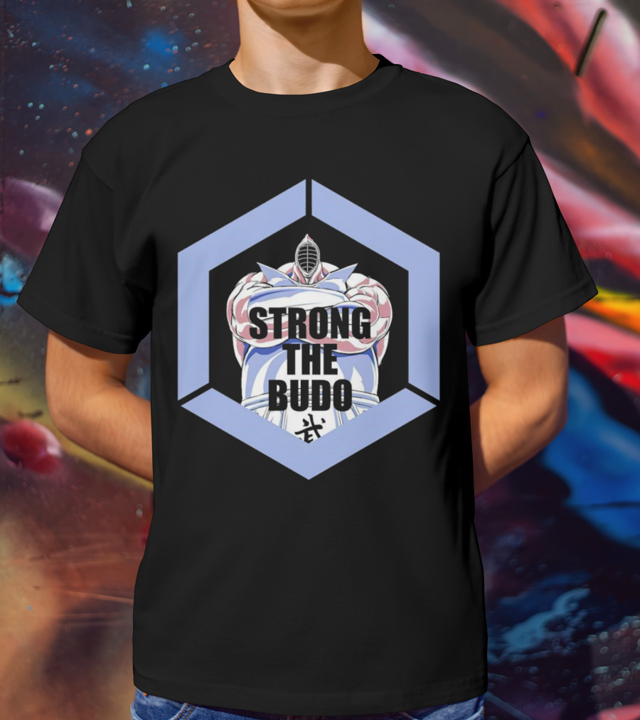 Strong The Budo Martial Arts Warrior Hexagon Emblem T-Shirt