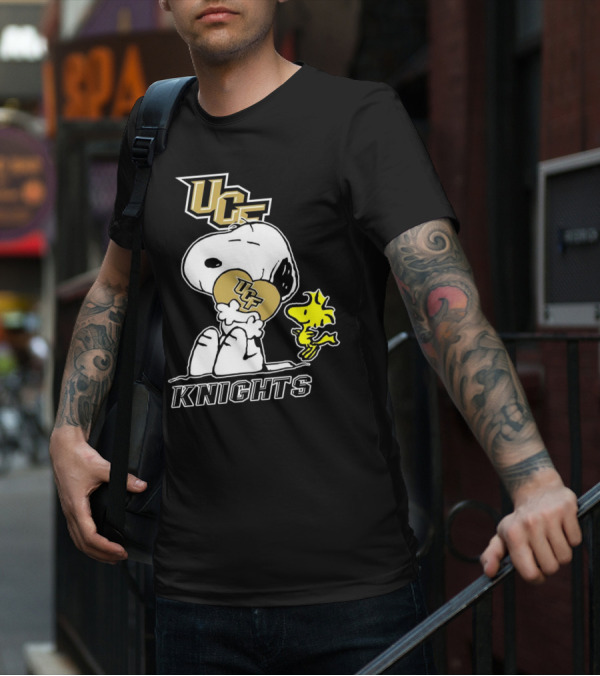 Snoopy And Woodstock UCF Knights Football Team Spirit T-Shirt