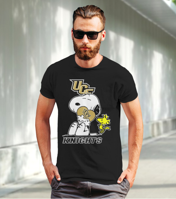 Snoopy And Woodstock UCF Knights Football Team Spirit T-Shirt