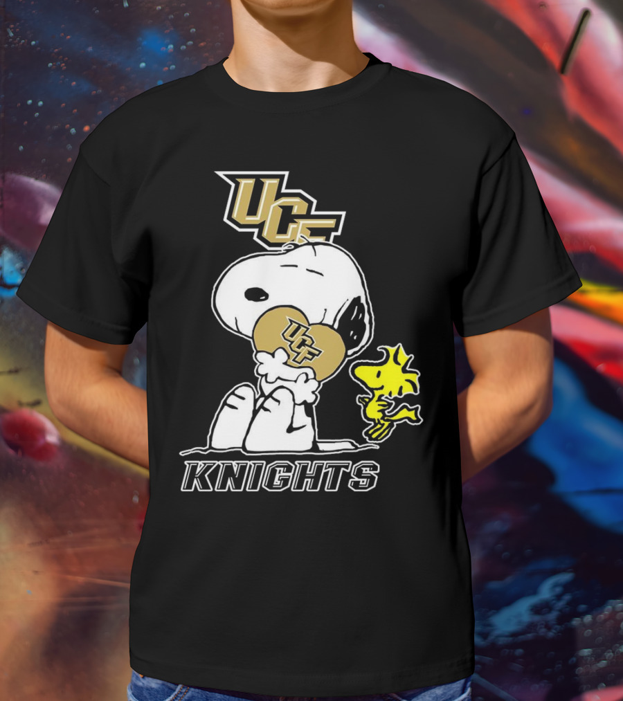 Snoopy And Woodstock UCF Knights Football Team Spirit T-Shirt
