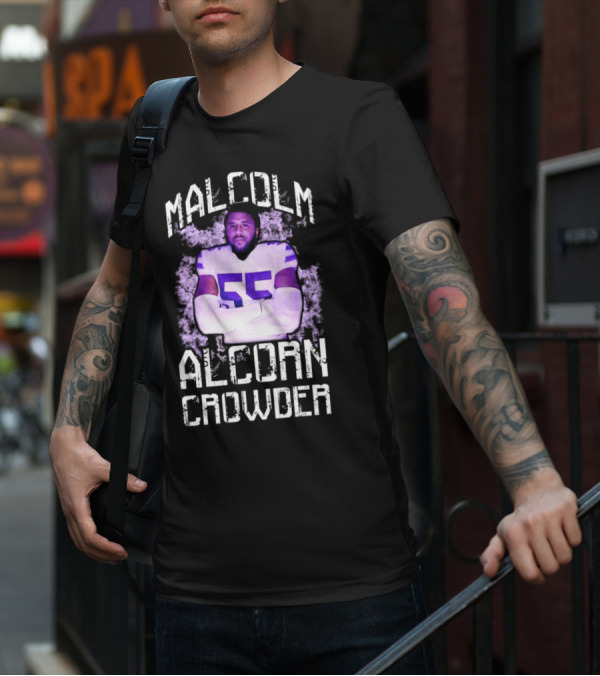 Malcolm Alcorn Crowder Kansas State Wildcats 55 T-Shirt