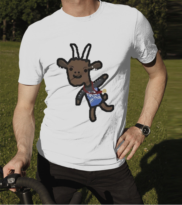 Goat Wearing Medal Inspired By Gymnastics Champion T-Shirt